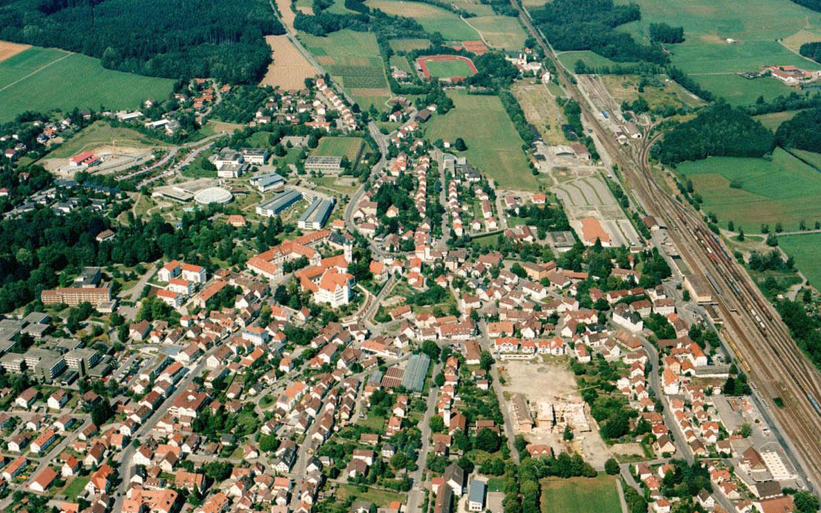 Luftbild Aulendorf (Quelle: www.nassal.de)