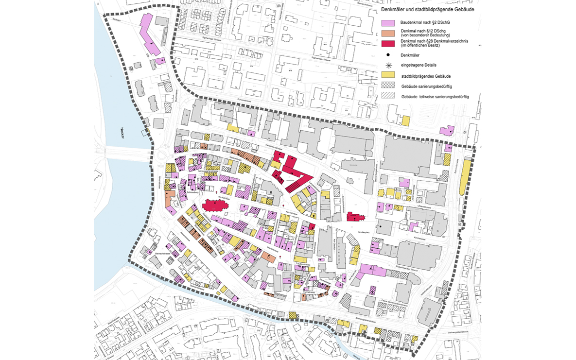 Denkmäler in der Altstadt von Nürtingen